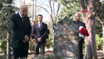 MHP lideri Bahçeli, vefatının 23'üncü yılında Alparslan Türkeş'in mezarını ziyaret etti