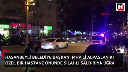 Belediye başkanına silahlı saldırı