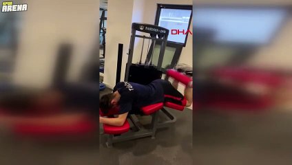 Trabzonspor'un genç yıldızı Salih Kavrazlı sıkı çalışıyor