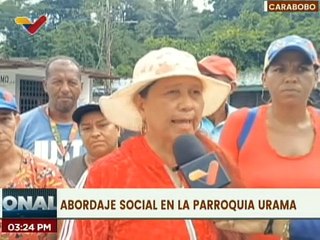 Carabobo | Más de 500 familias de la pqa. Urama son atendidas son abordaje social