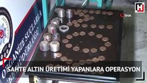 Diyarbakır'da sahte altın imalathanesine baskın!