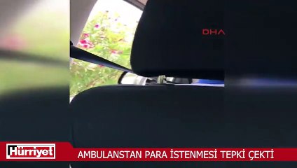 Ambulans para vermedi diye tünelden geçirilmedi, dağ yolundan gitti