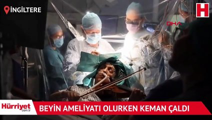 Sıra dışı beyin ameliyatı! Ameliyat sırasında keman çaldı...