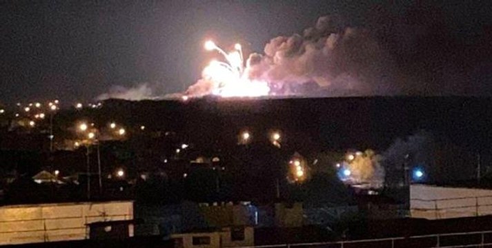 Ukrayna, Rusya'nın Belgorod kentinde mühimmat deposunu vurdu