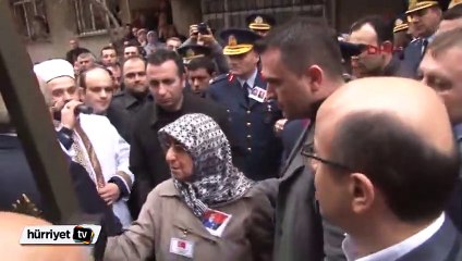 Şehit babasından oğluna son bakış