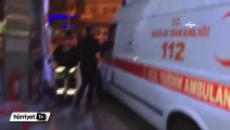 Ambulans şoförü kendisini görüntüleyen gazeteciye saldırdı