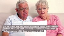 Bei 1.600 Euro Rente: Wie viel Steuern muss man zahlen?