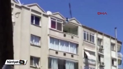 Anahtarı unuttu ölüme meydan okudu