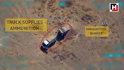 Turkish drones hit YPG/PKK terror ammunition truck