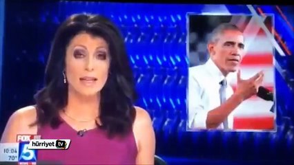 Canlı yayında büyük hata: Obama'nın resmini koydular