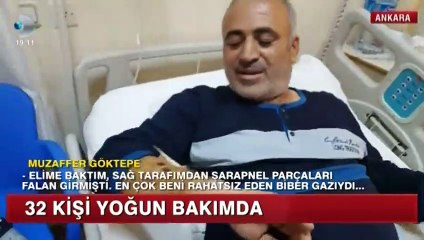 Patlama anını anlattı