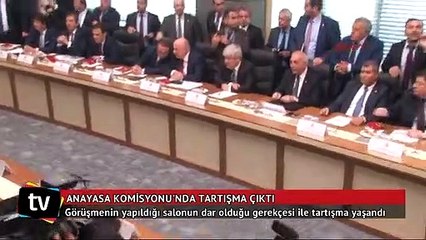 TBMM Anayasa Komisyonu'nda tartışma çıktı