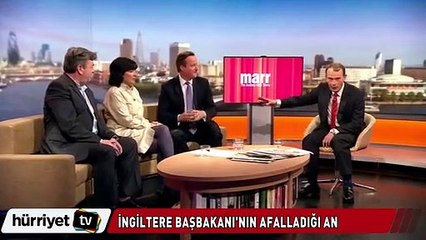 İngiltere Başbakanı'nın afalladığı an