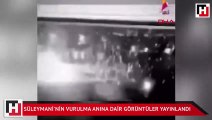 Süleymani'nin vurulma anına dair görüntüler yayınlandı