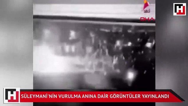 Süleymani'nin vurulma anına dair görüntüler yayınlandı