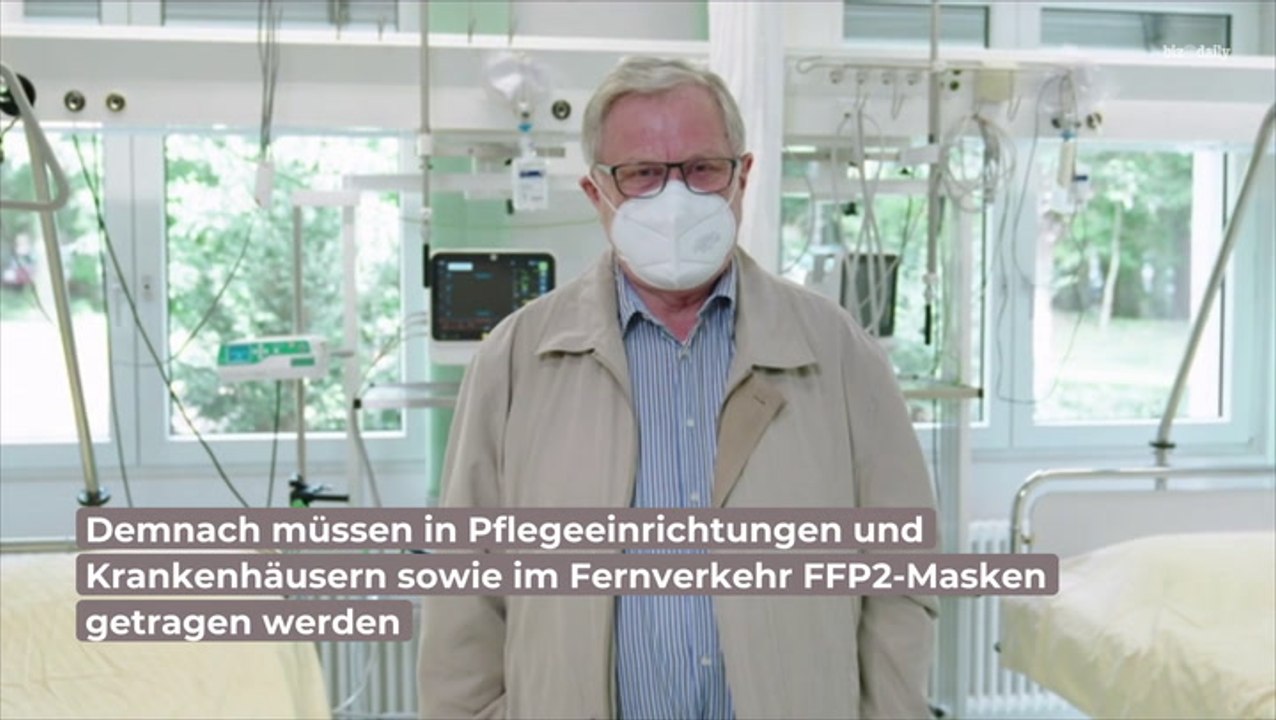 Ärzteverband fordert FFP2-Maskenpflicht in Nahverkehr und Innenräumen