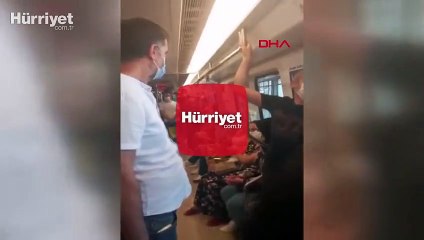 Ankara Metrosu'nda 'maske' gerginliği