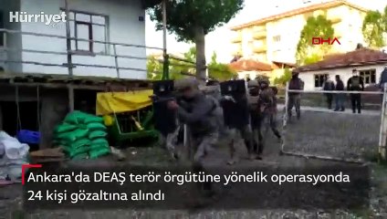 Son dakika haberler... Ankara'da DEAŞ operasyonu