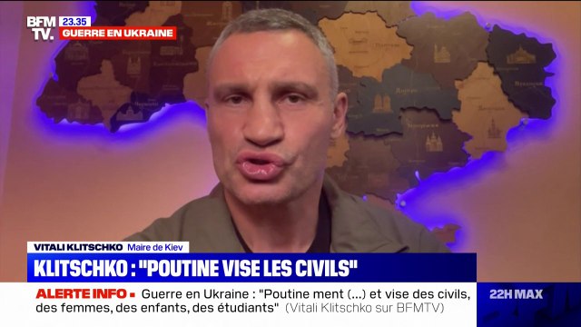 Pour le maire de Kiev, les Russes voudraient semer la panique mais les gens se mettent en colère contre eux