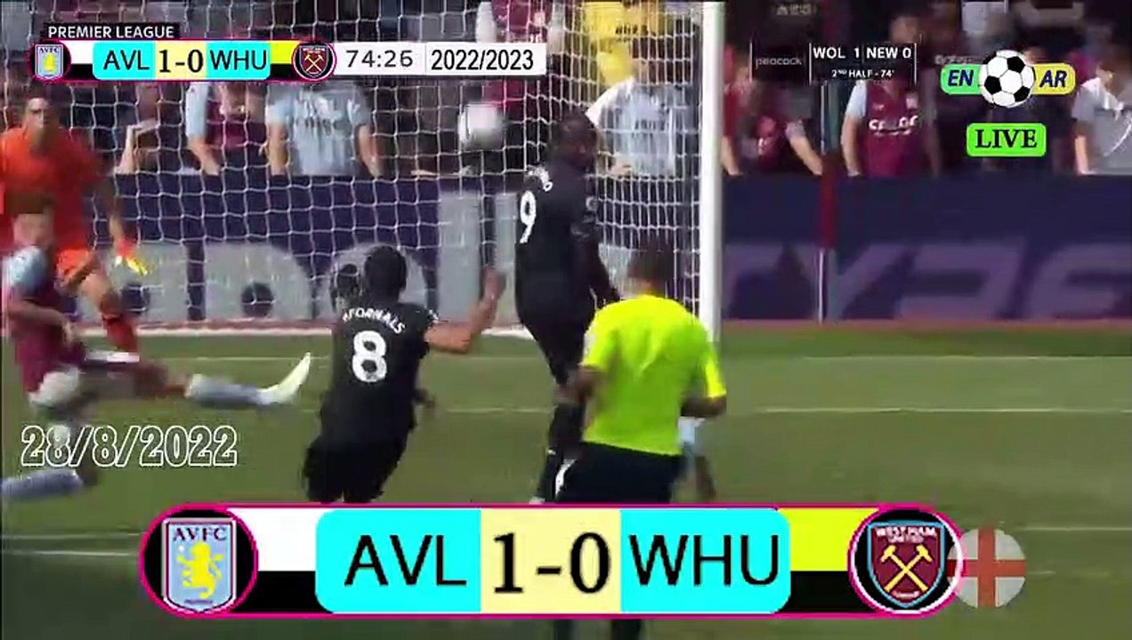 West Ham  1-0  Aston Villa / أستون فيلا0-1 وست هام -  English Premier League 2022 / 2023  الدوري الإنجليزي الممتاز