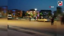 Ankara’da ‘laf atma’ kavgası kamerada