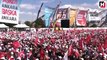 Cumhurbaşkanı Erdoğan mitinge 450 bin kişinin katıldığını duyurdu