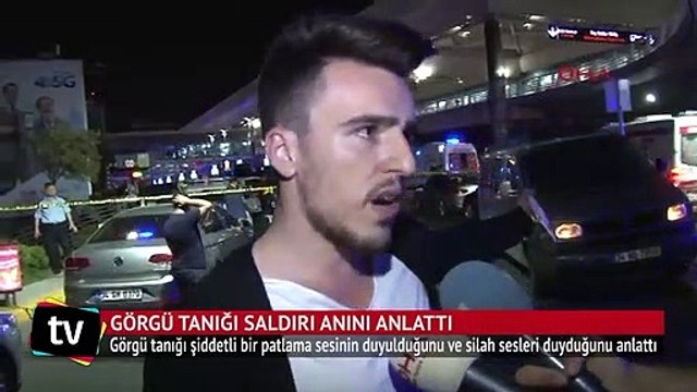 Görgü tanığı saldırı anını anlattı