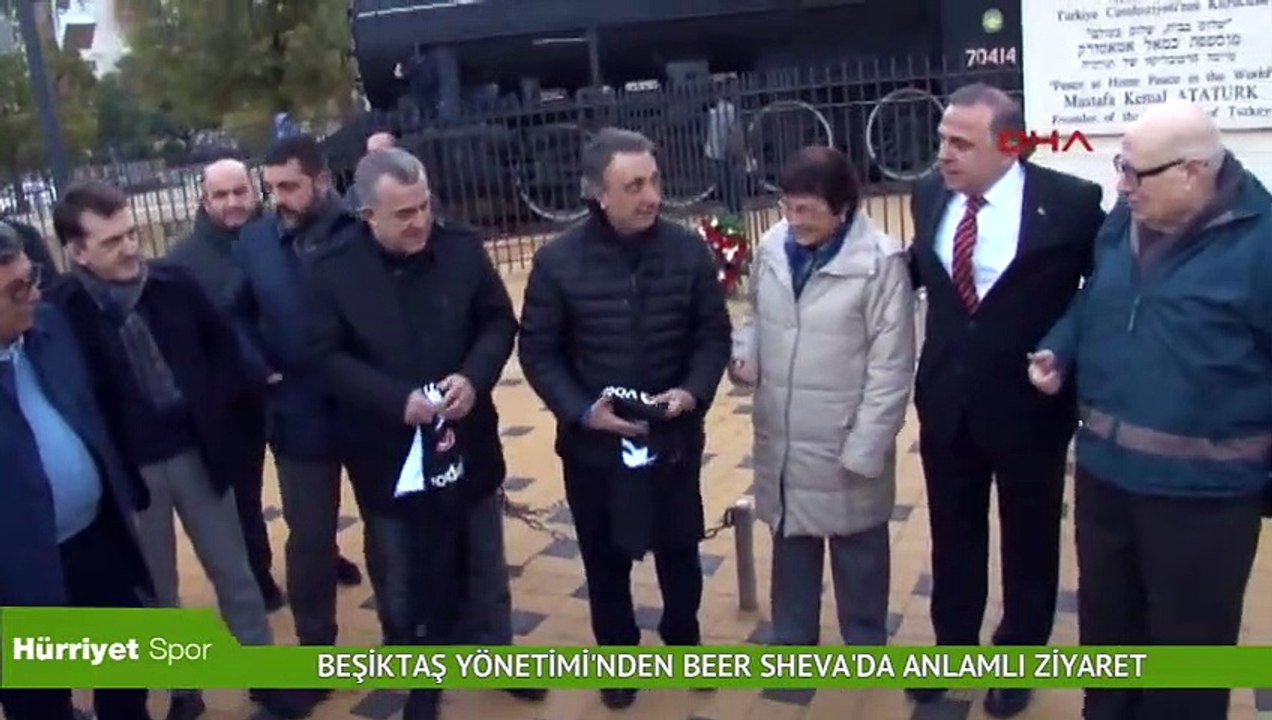 Beşiktaş Yönetimi'nden Beer Sheva'da anlamlı ziyaret