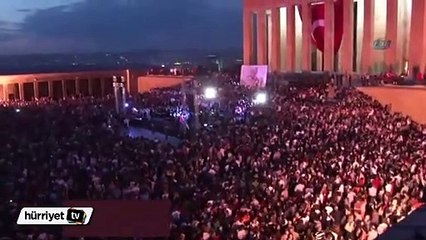 Anıtkabir'de bayram coşkusu