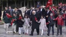 Anıtkabir'de ilk tören