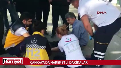 Polisin 'dur' ikazına uymayan bir kişi bacağından vurularak yakalandı