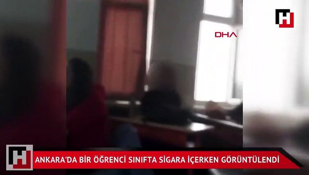 Sınıfta sigara içen öğrenciye sosyal medyada tepki 