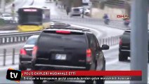 Cumhurbaşkanı Erdoğan'ın geçişi sırasında panik