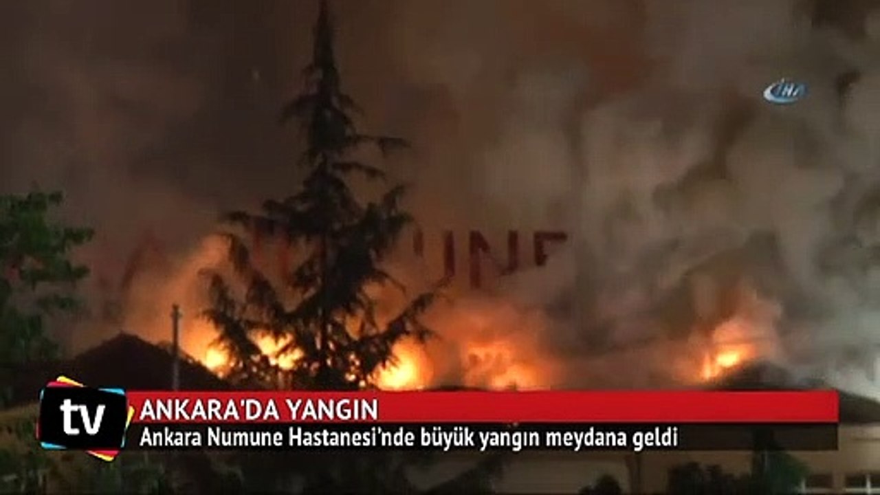 Ankara Numune Hastanesi'nde yangın