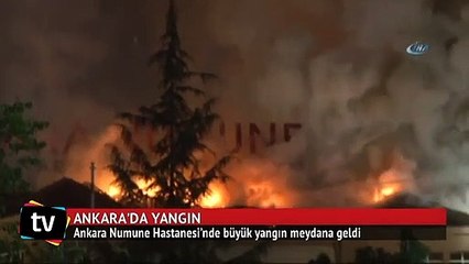 Ankara Numune Hastanesi'nde yangın