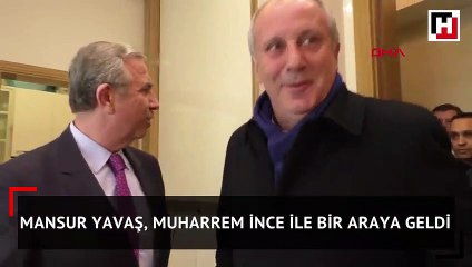 Mansur Yavaş, Muharrem İnce ile bir araya geldi