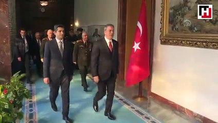 TBMM Başkanı Şentop, Milli Savunma Bakanı Akar'ı kabul etti