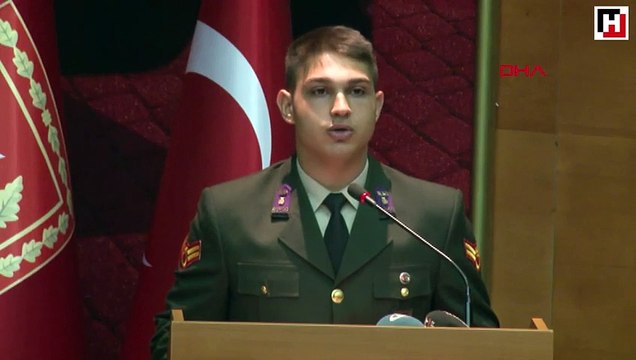 Bando okulundan mezun olan tek öğrenci için tören düzenlendi