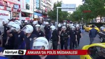 Ankara'da Soma protestosuna polis müdahalesi