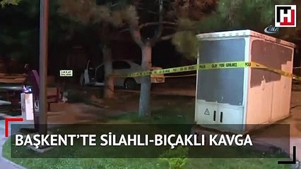 Başkent’te silahlı-bıçaklı kavga: 5 yaralı