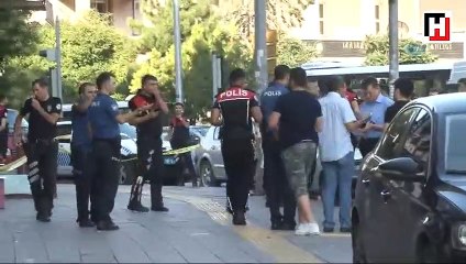 Başkent’te silahlı kavga kamerada