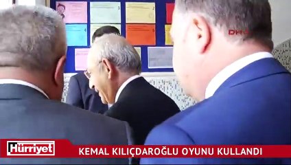 Kemal Kılıçdaroğlu oyunu Ankara'da kullandı