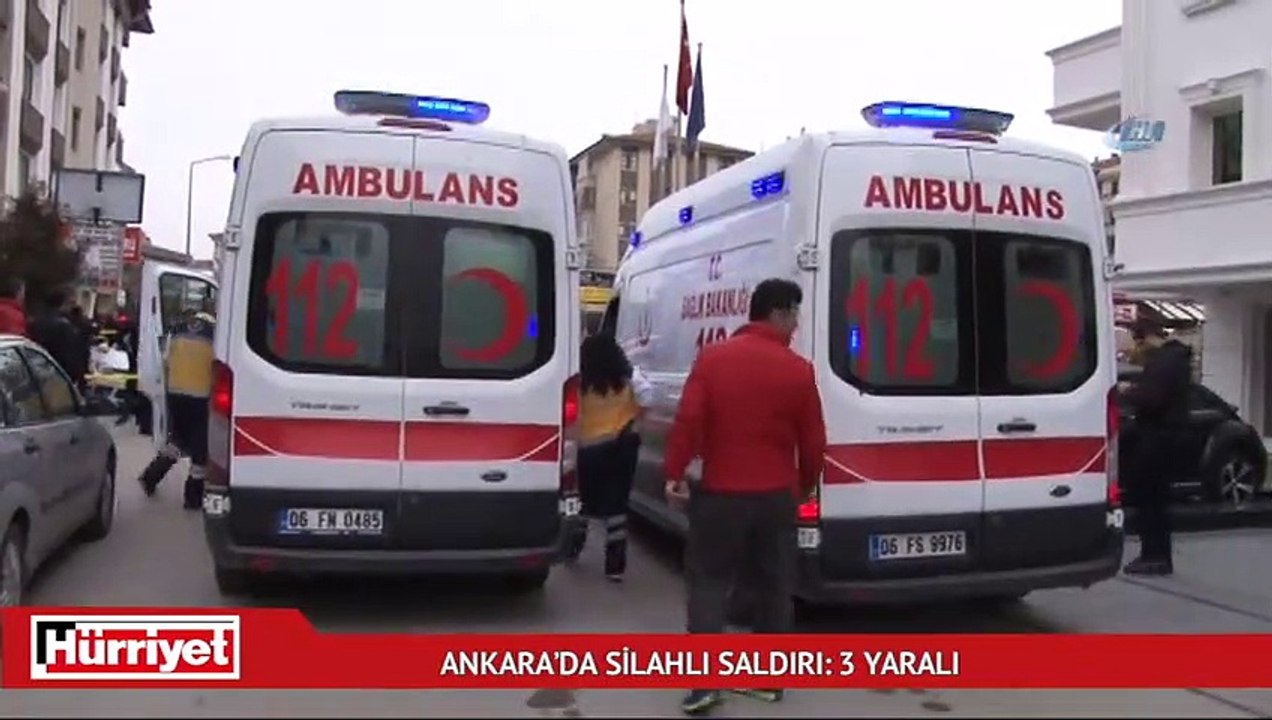 Ankara’da silahlı saldırı: 3 yaralı