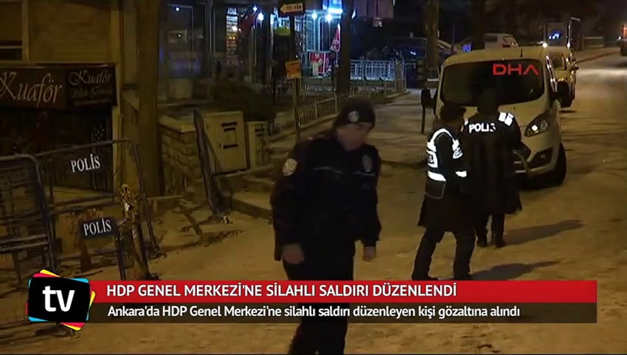 HDP Genel Merkezi'ne ateş açıldı