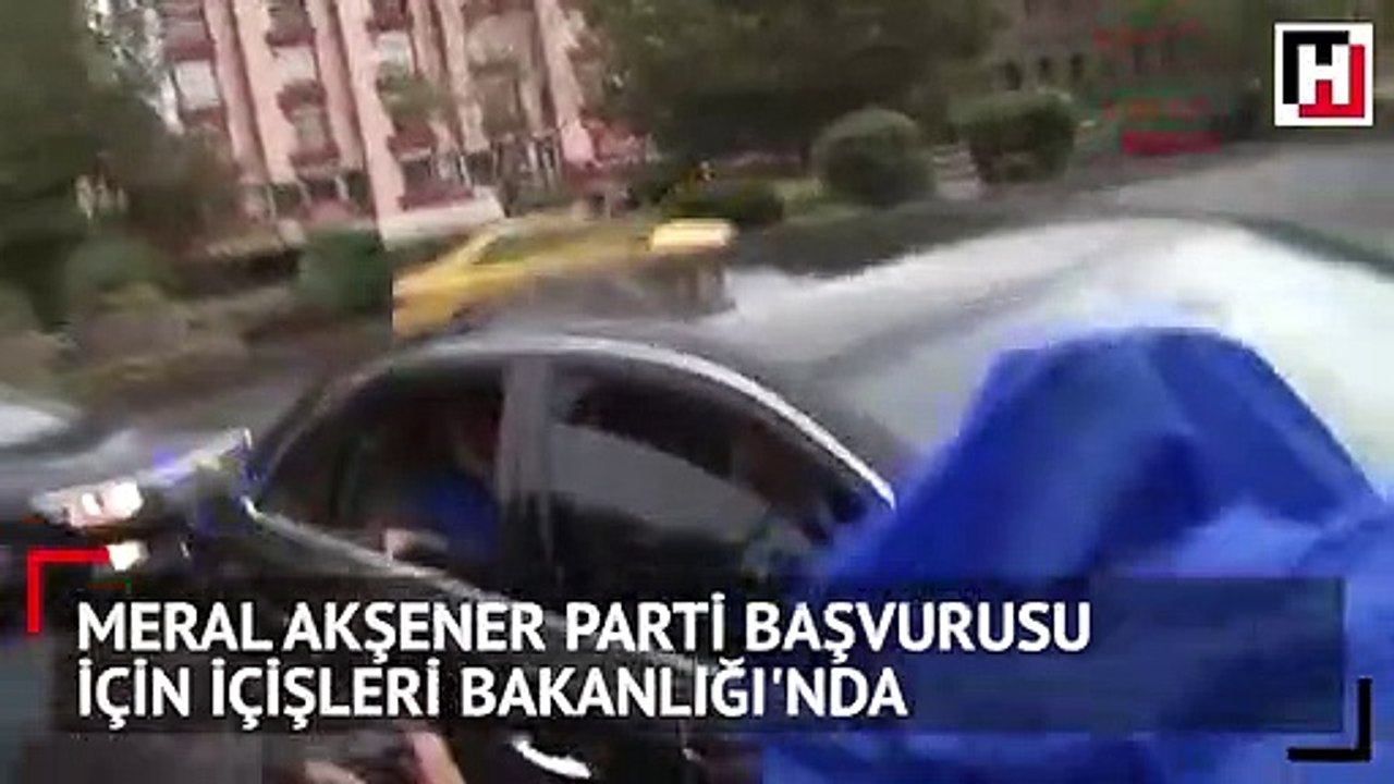 Meral Akşener parti başvurusu için İçişleri Bakanlığı'nda