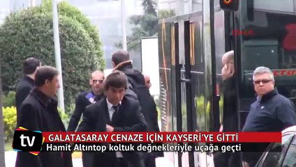 Hamit Altıntop koltuk değnekleriyle cenazeye gitti