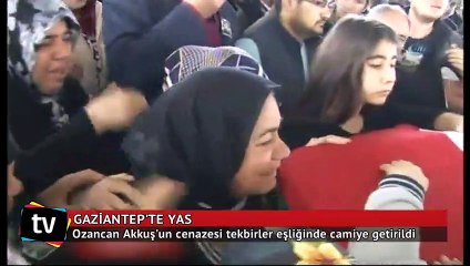 Ozancan Akkuş'un cenazesi tekbirler eşliğinde camiye getirildi