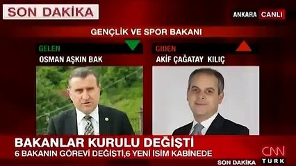 İşte yeni bakanlar ve kabineden ayrılan isimler