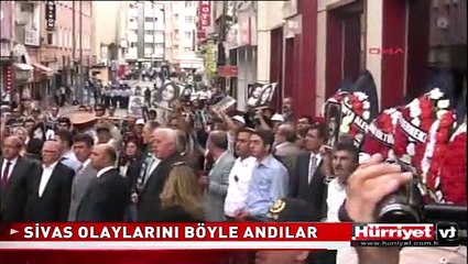 SİVAS OLAYLARININ 20'NCİ YILINDA HÜZÜNLÜ ANMA