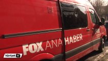 FOX TV Canlı yayın aracına taşlı saldırı